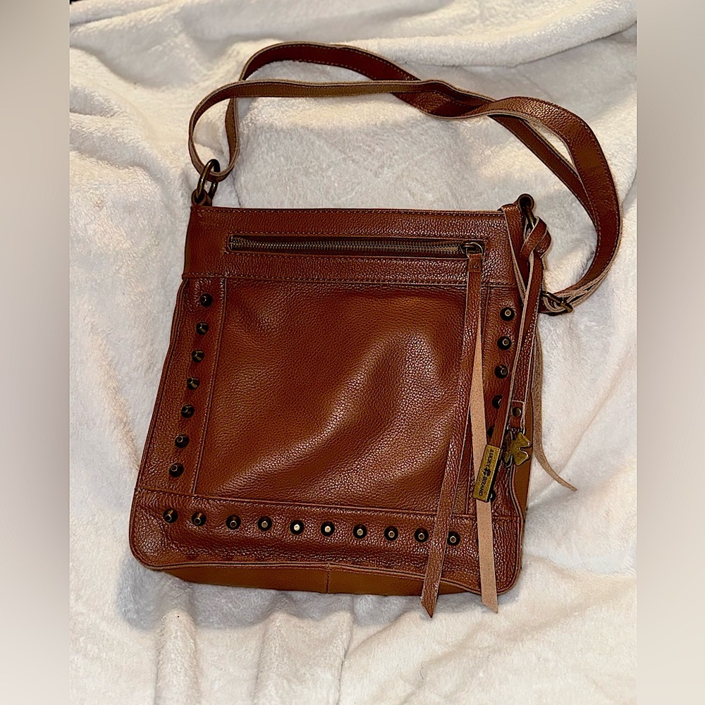 Lucky Brand Tan Color Leather Women's Handbag